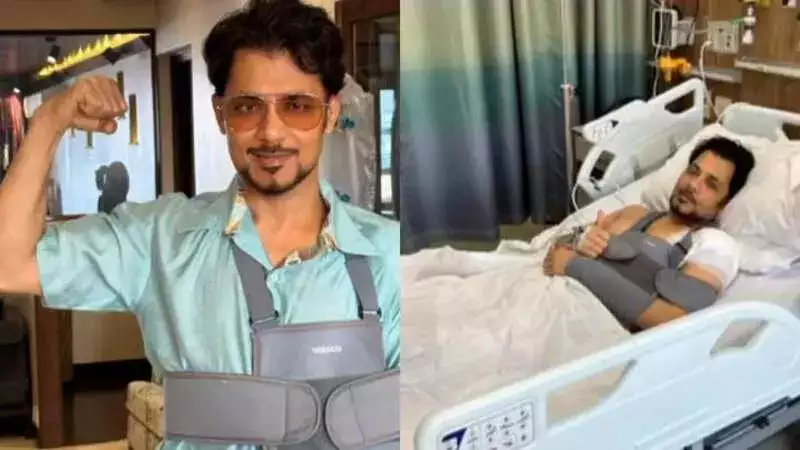 Shark Tank India's Anupam Mittal shares video with broken arm from hospital