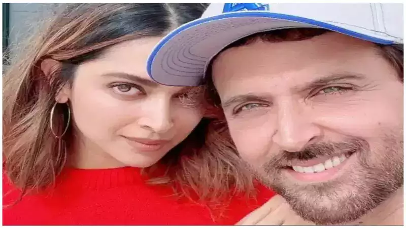 Deepika Padukone and Hrithik Roshan at the airport as they head for ‘Fighter’ shoot. See pics