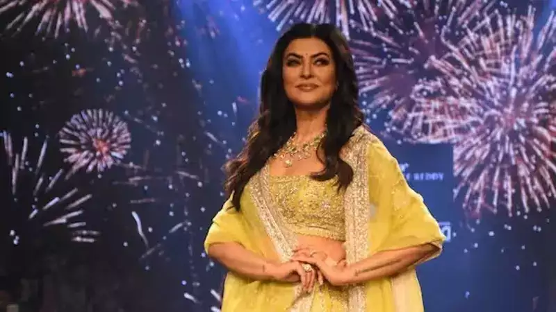 Sushmita Sen is a 'celebration of life' as she walks the ramp after recovering from heart attack