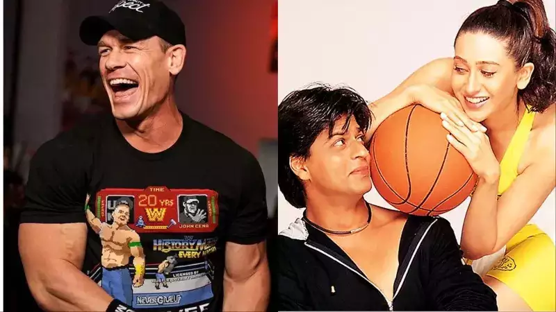 American wrestler and actor John Cena sings Shah Rukh Khan’s ‘Bholi Si Surat’ in the gym! Watch