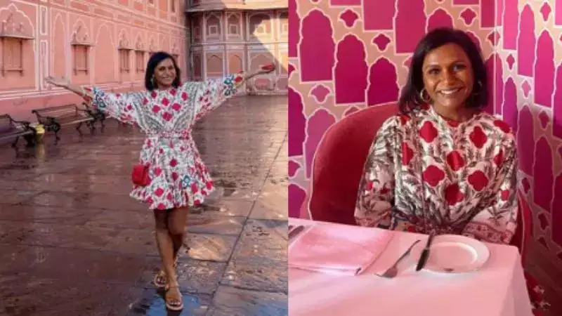 Mindy Kaling tours Jaipur. Is she scouting locations for upcoming rom-com with Priyanka Chopra?