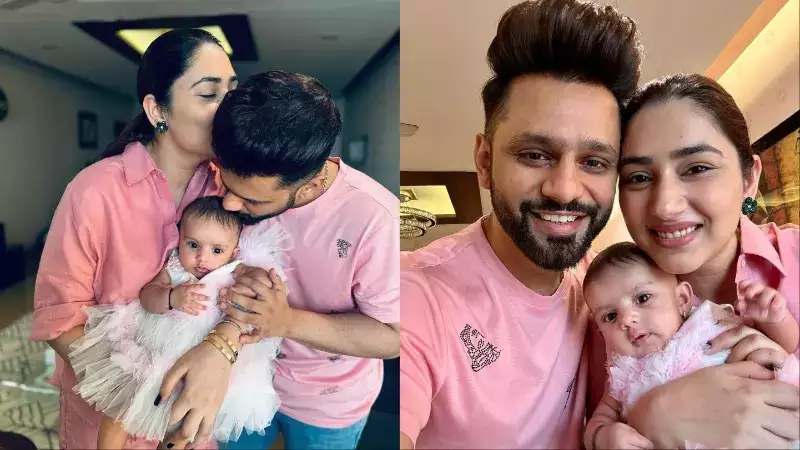 Singer Rahul Vaidya shares a cute picture with wife Disha Parmar and daughter Navya