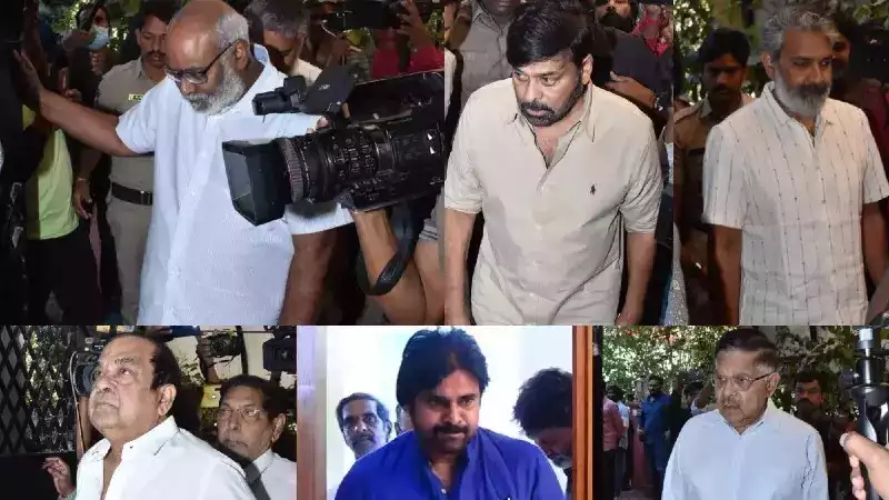 K Viswanath's funeral: Chiranjeevi, SS Rajamouli, Pawan Kalyan and others pay their respects