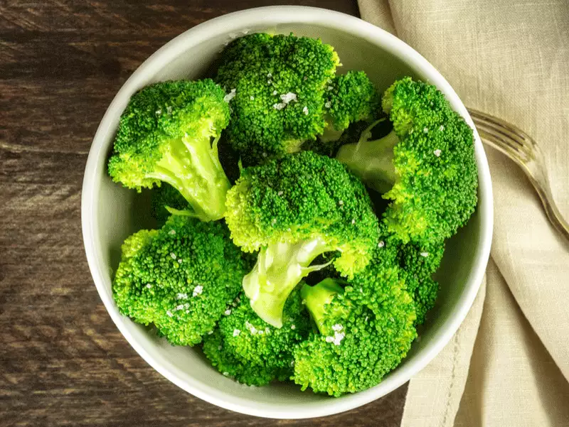 Broccoli kept in bowl