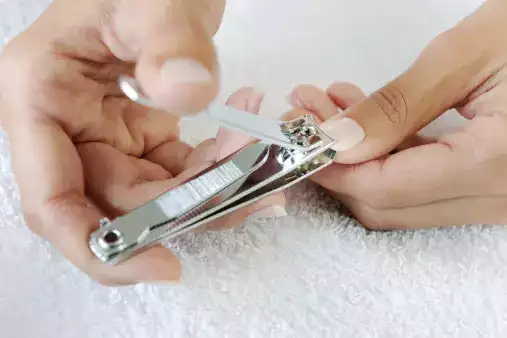 trimming nails