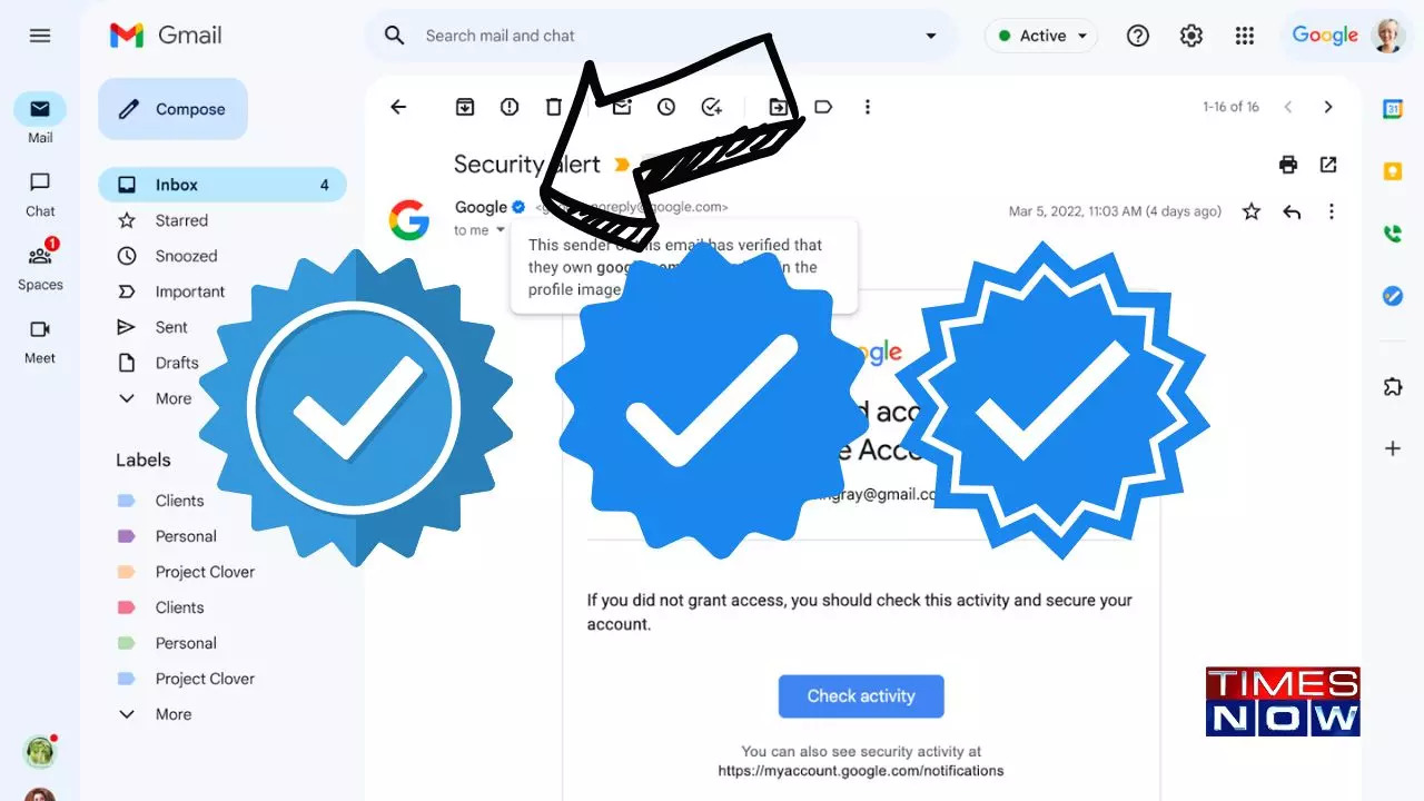 Gmail Blue Tick: After Twitter, and Instagram, Gmail gets Blue Ticks