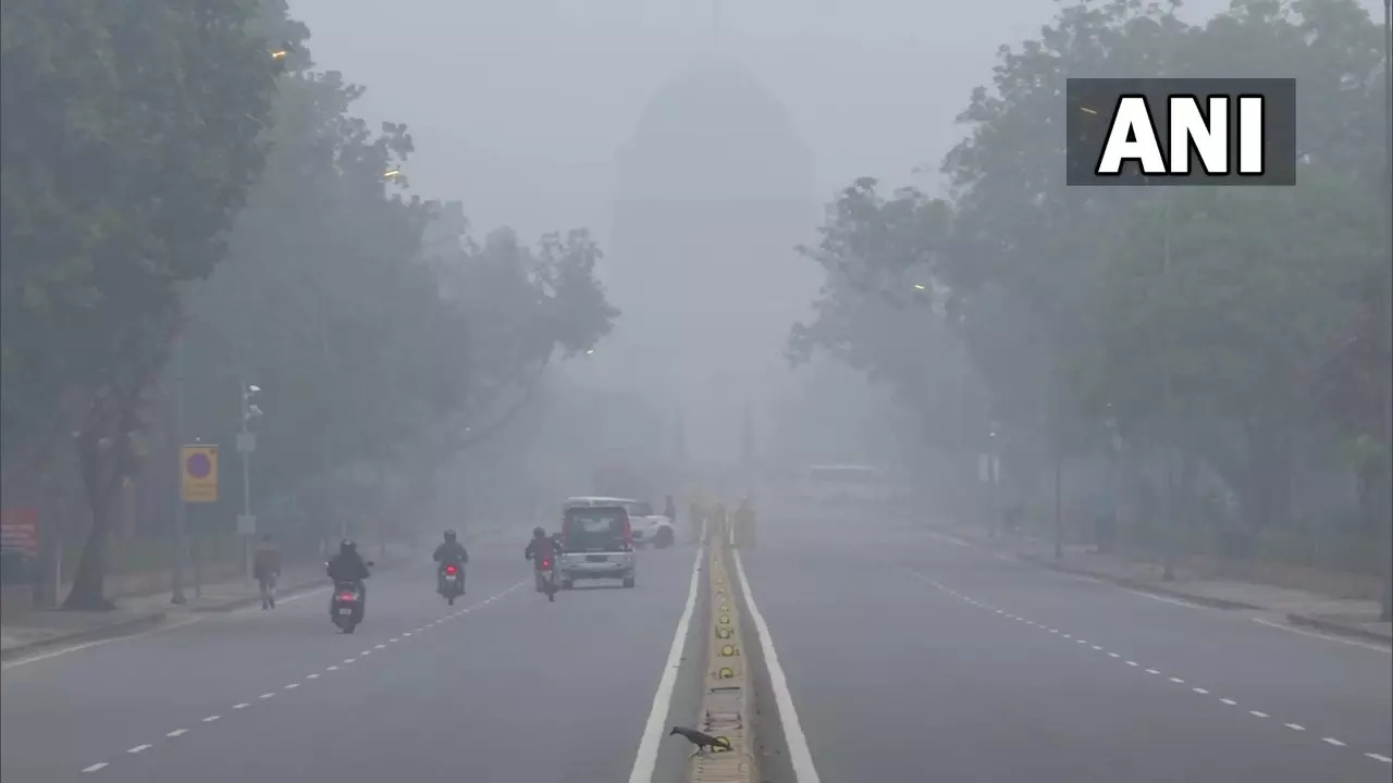 A thick layer of fog enveloped parts of Delhi-NCR on Thursday morning after continuous spells of rainfall