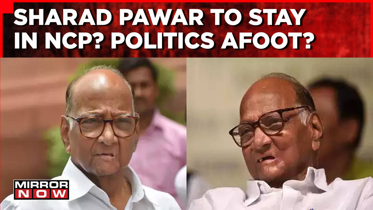 NCP Briefing After Panel Rejects Supremo Sharad Pawar's Resignation ...