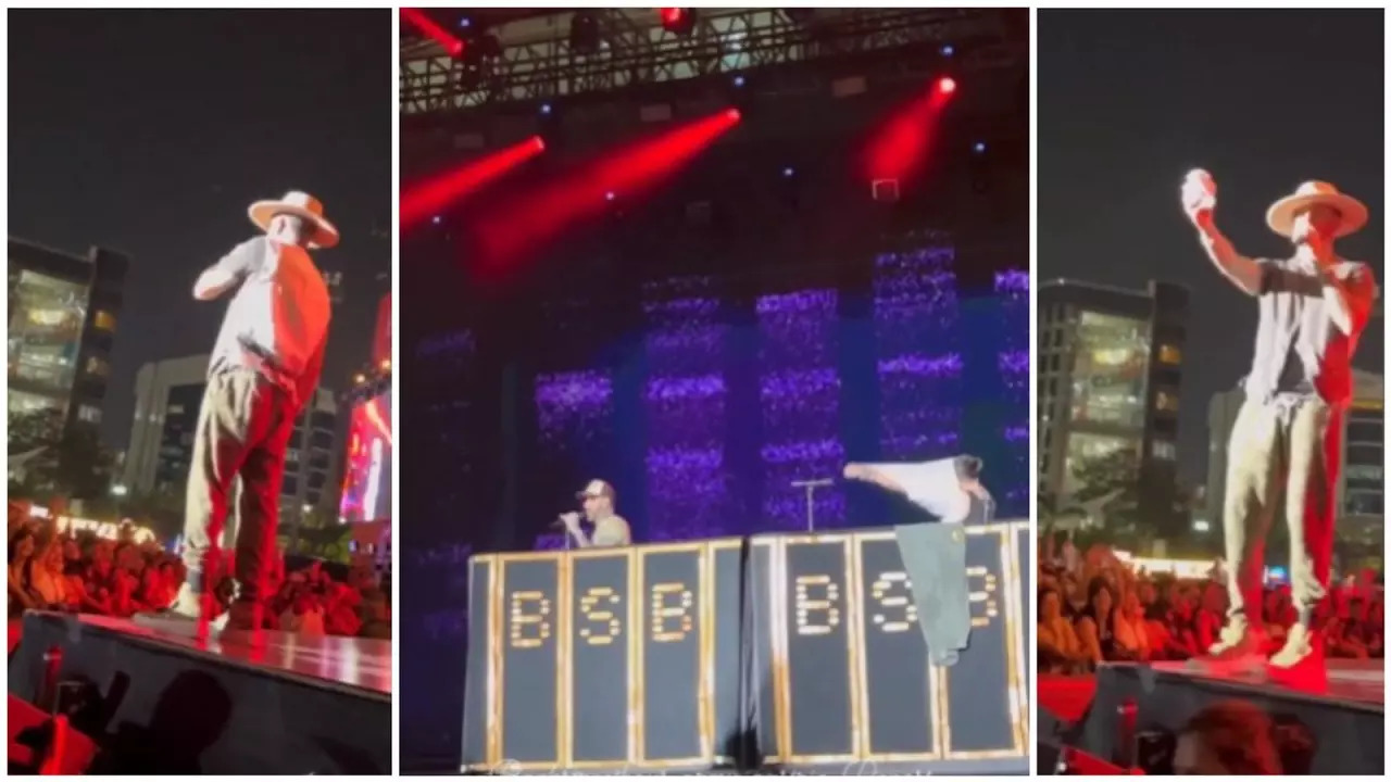 Backstreet Boys Members Throw Their Underwear At Mumbai Crowd During Concert