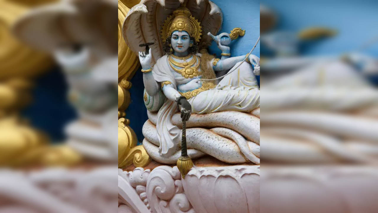 Lord Vishnu is worshipped during the Jyestha month