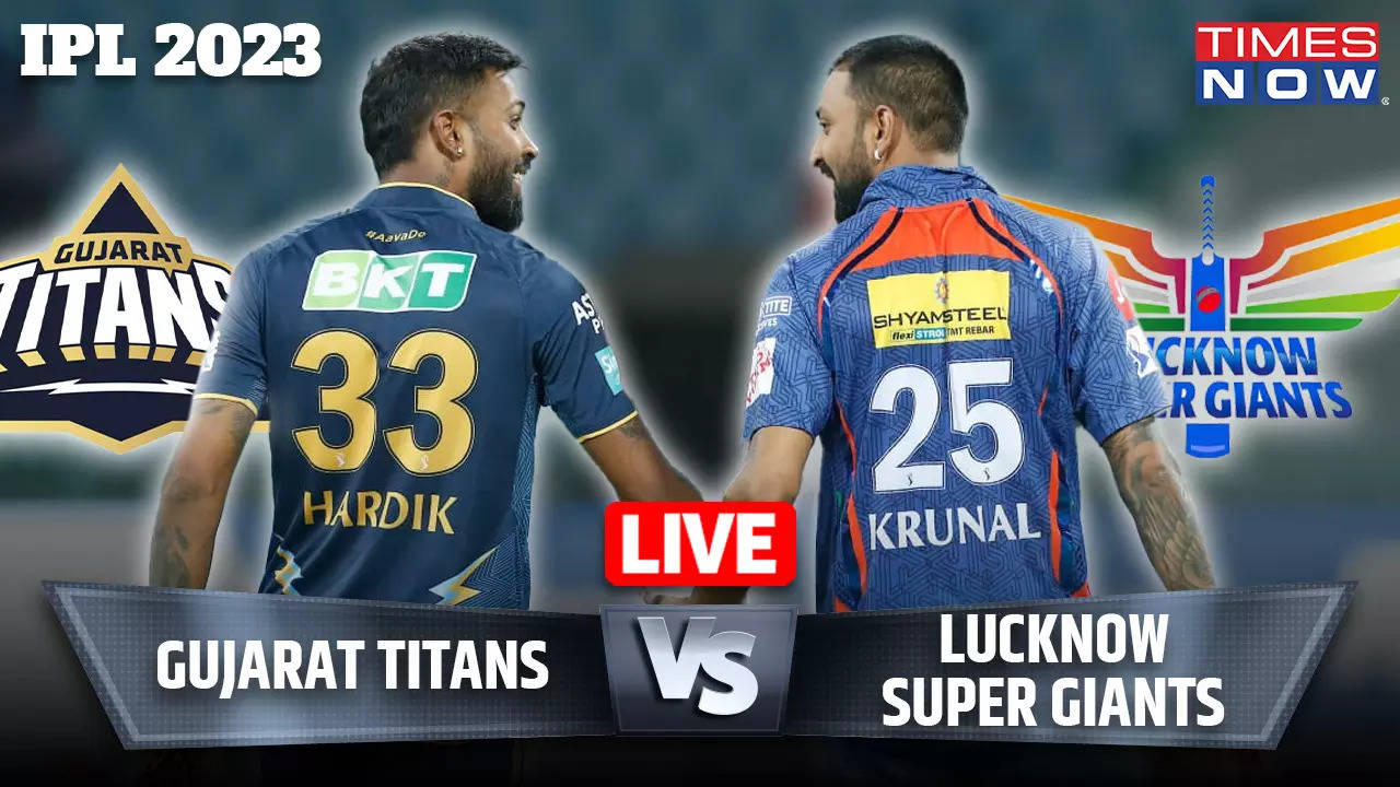 GT vs LSG TATA IPL 2023 Live Score, Gujarat Titans vs Lucknow Super Giants Live Cricket Score Online on Star Sports 1 Hindi-English, Jio Cinema IPL Live Streaming Today Match Cricket