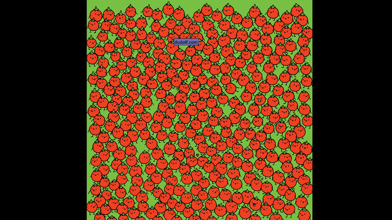 Think You Have Eyes Of A Hawk? Try Finding Three Apples In This Optical ...