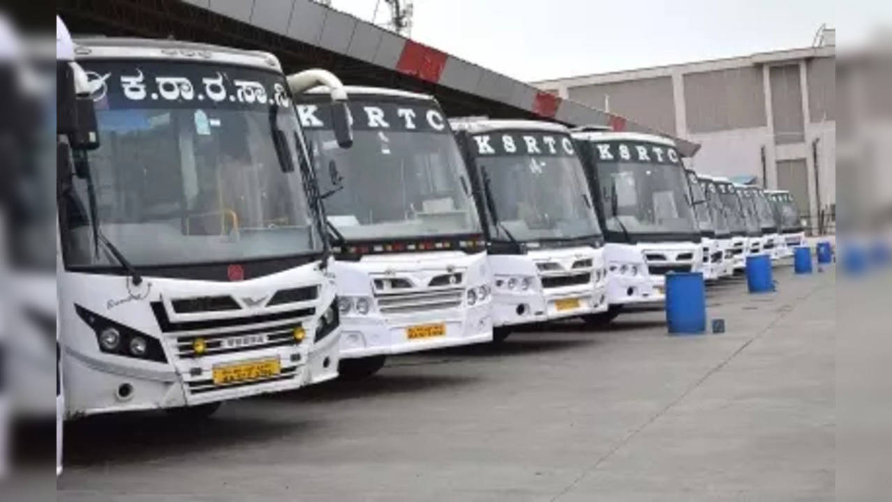 Bengaluru: Karnataka State Road Transport Corporation (KSRTC) gears up to resume its operations from today at Majestic bus stand in Bengaluru during the extended nationwide lockdown imposed to mitigate the spread of coronavirus, on May 18, 2020. (Photo: IANS)