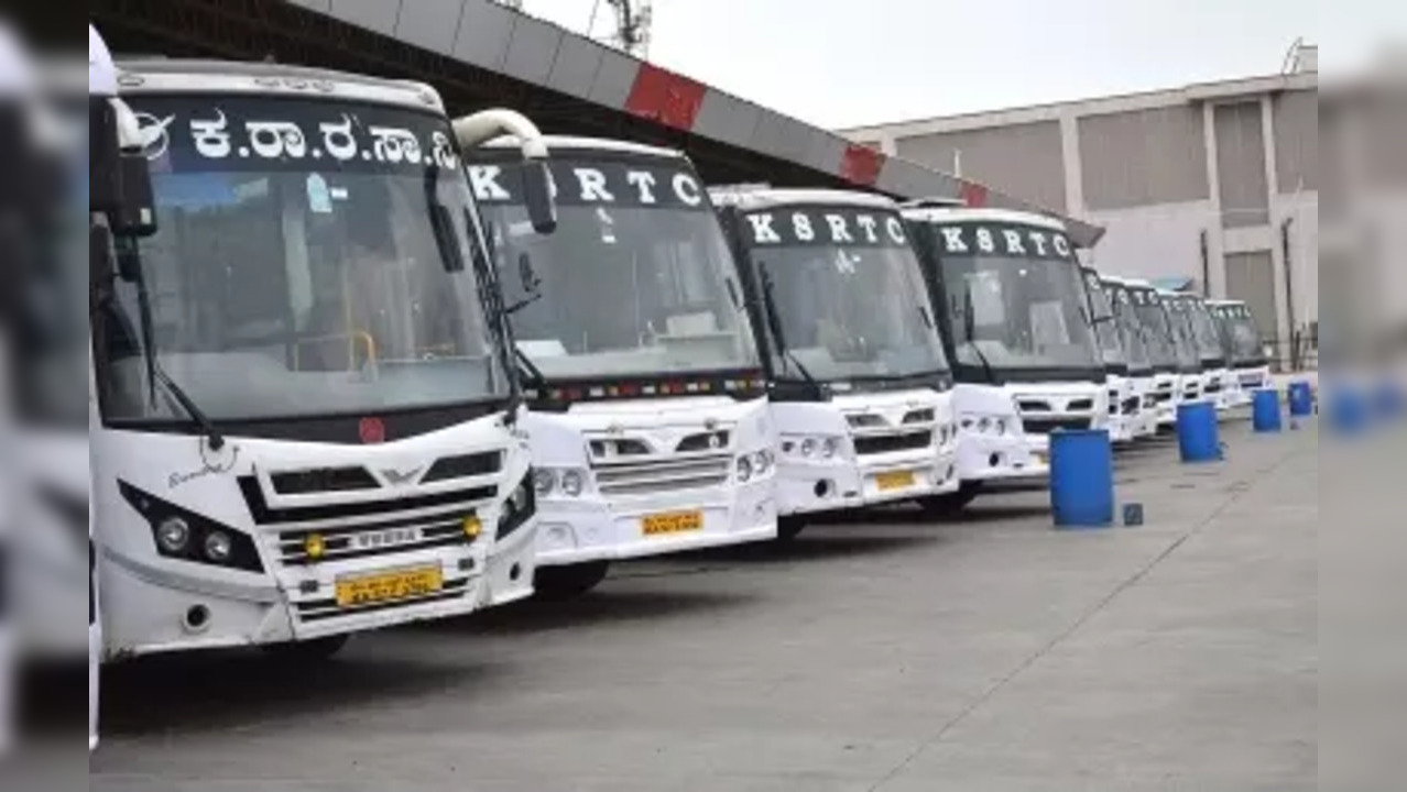 Bengaluru: Karnataka State Road Transport Corporation (KSRTC) gears up to resume its operations from today at Majestic bus stand in Bengaluru during the extended nationwide lockdown imposed to mitigate the spread of coronavirus, on May 18, 2020. (Photo: IANS)