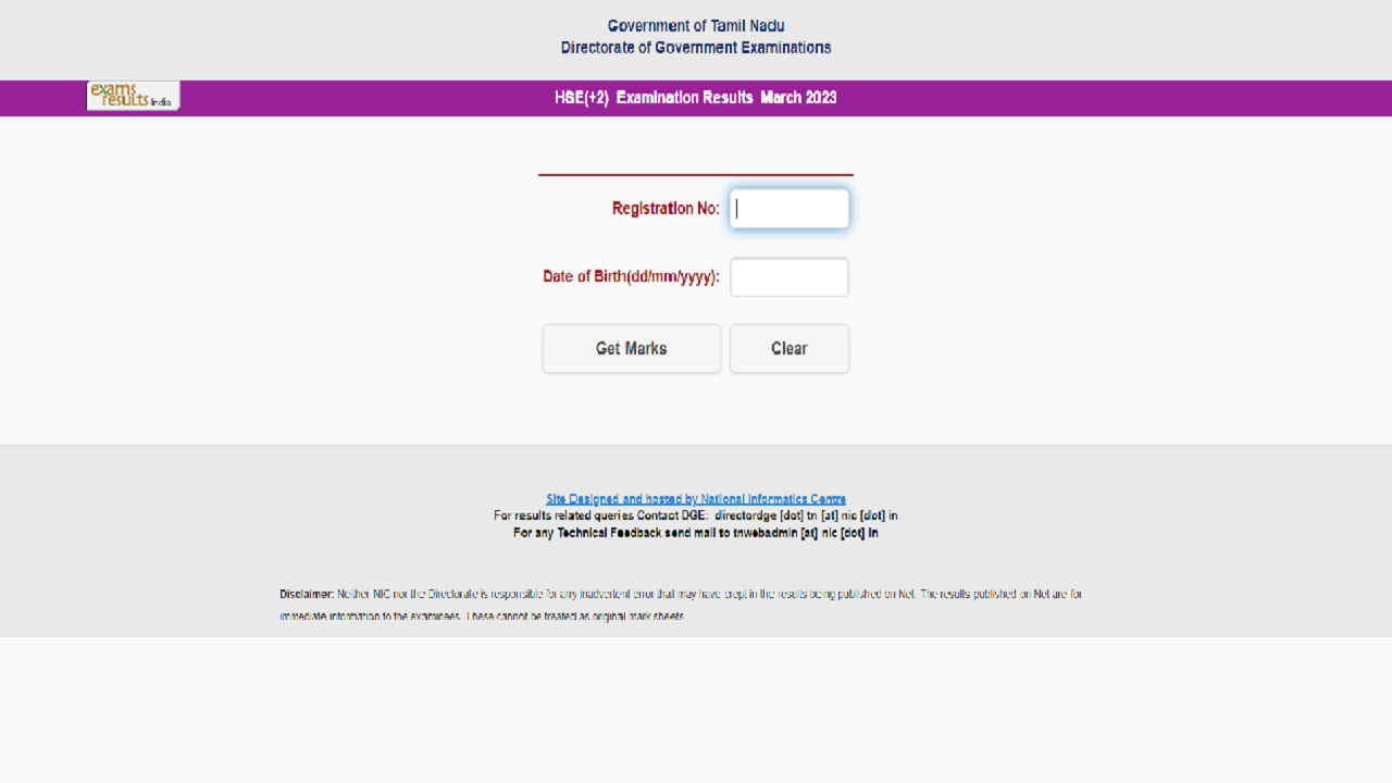 DGE TN HSE 2 Result 2023 OUT LIVE Tamil Nadu Board Class 12th Result DECLARED At tnresultsnicin