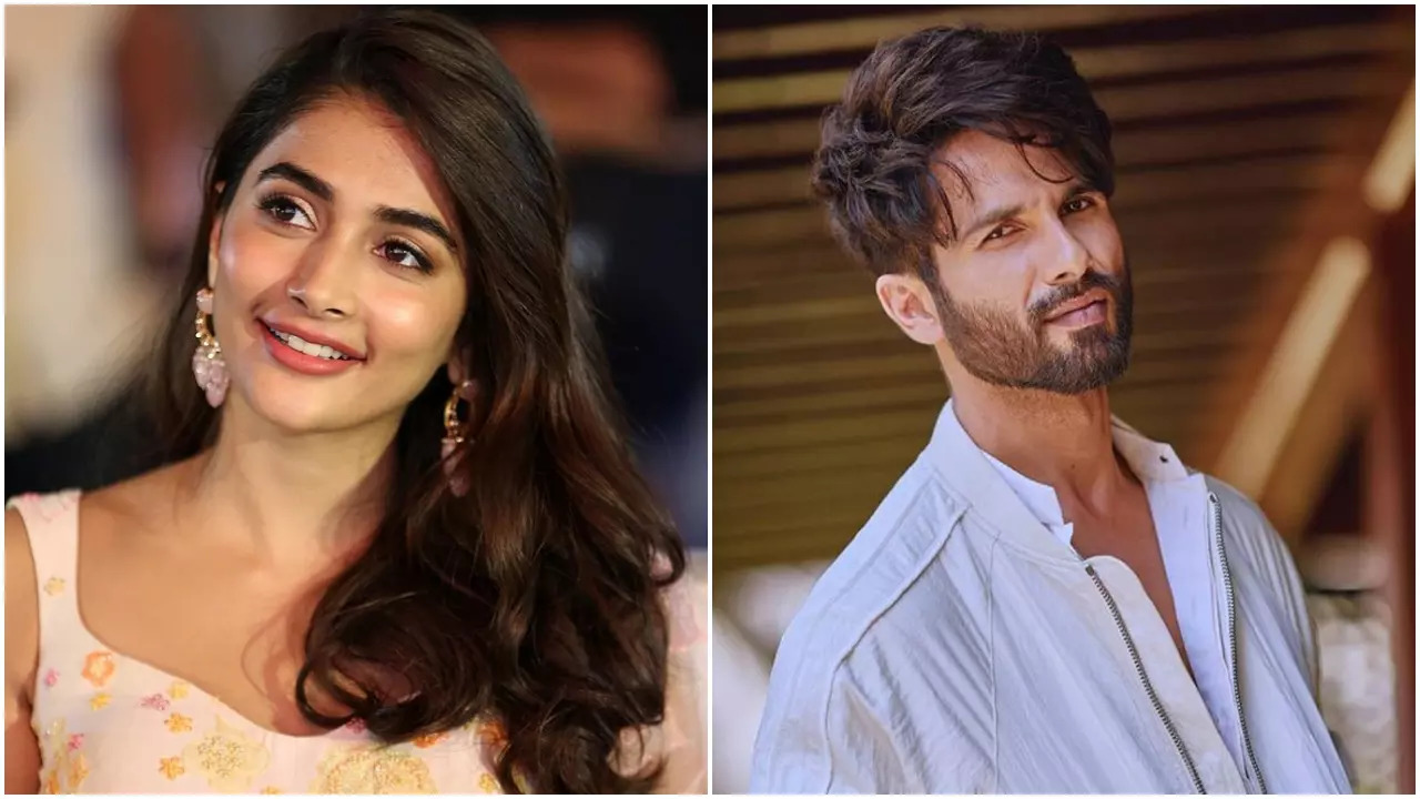 Pooja Hegde and Shahid Kapoor