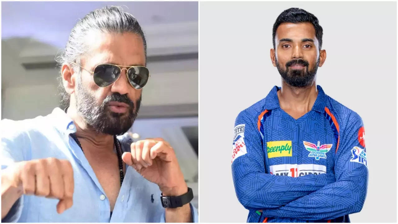 Suniel Shetty and KL Rahul