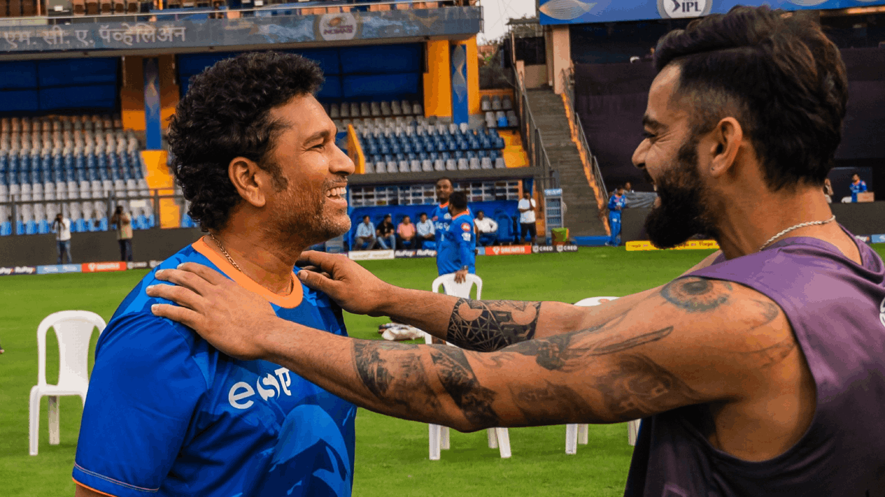 Virat Kohli Sachin Tendulkar MI RCB