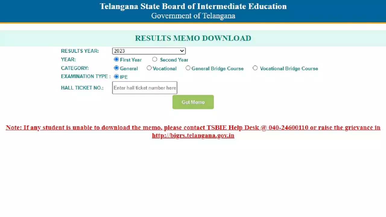 TS Inter Result 2023 DECLARED