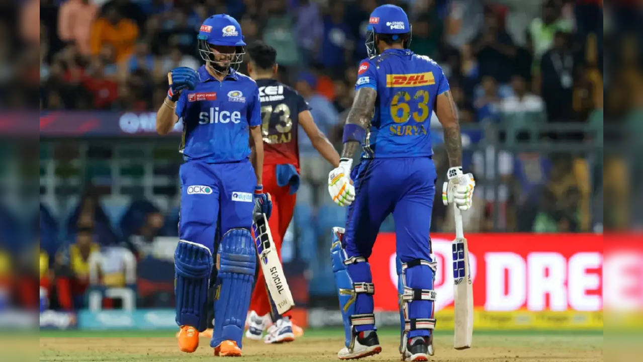 Mumbai Indians IPL 2023 break multiple records against RCB.