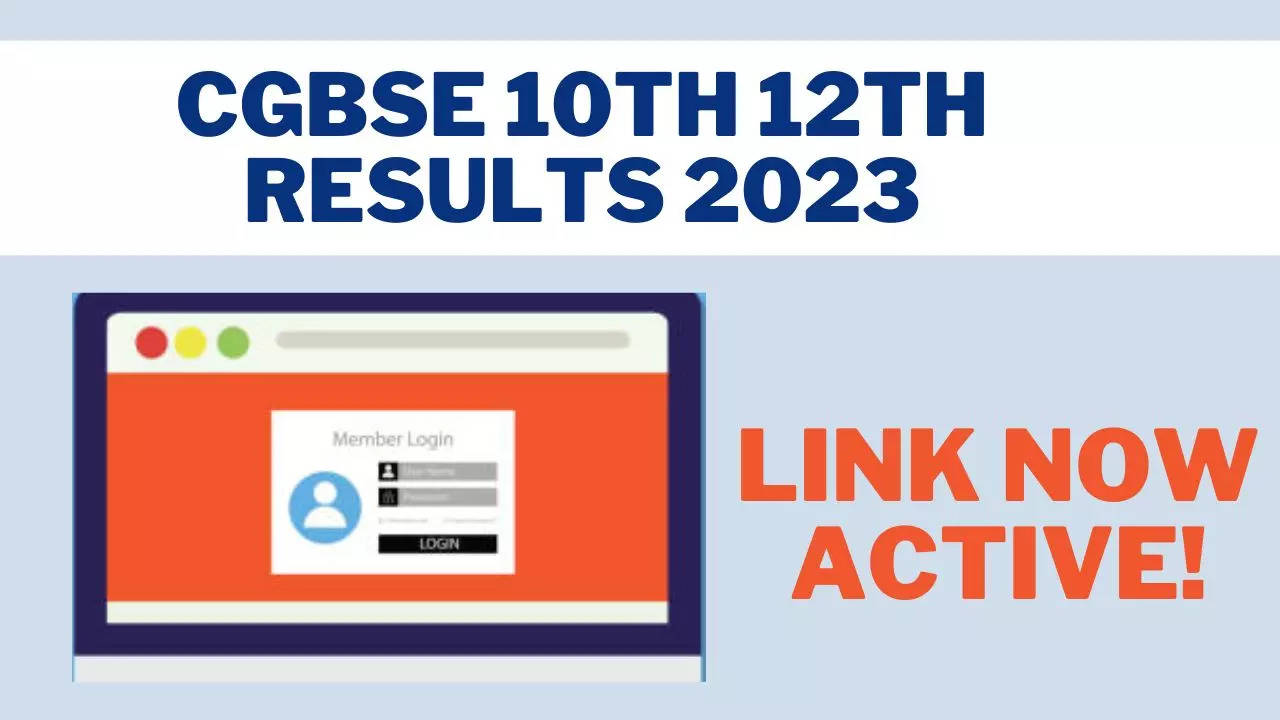 CGBSE 10th 12th Results 2023 OUT