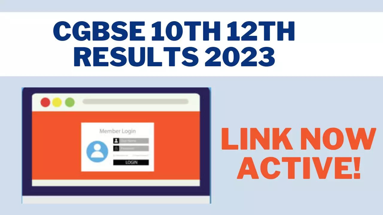 CGBSE 10th 12th Results 2023 OUT