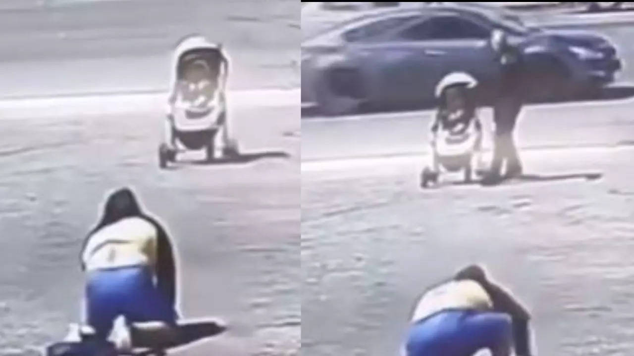 Man-Saves-baby-runaway-stroller