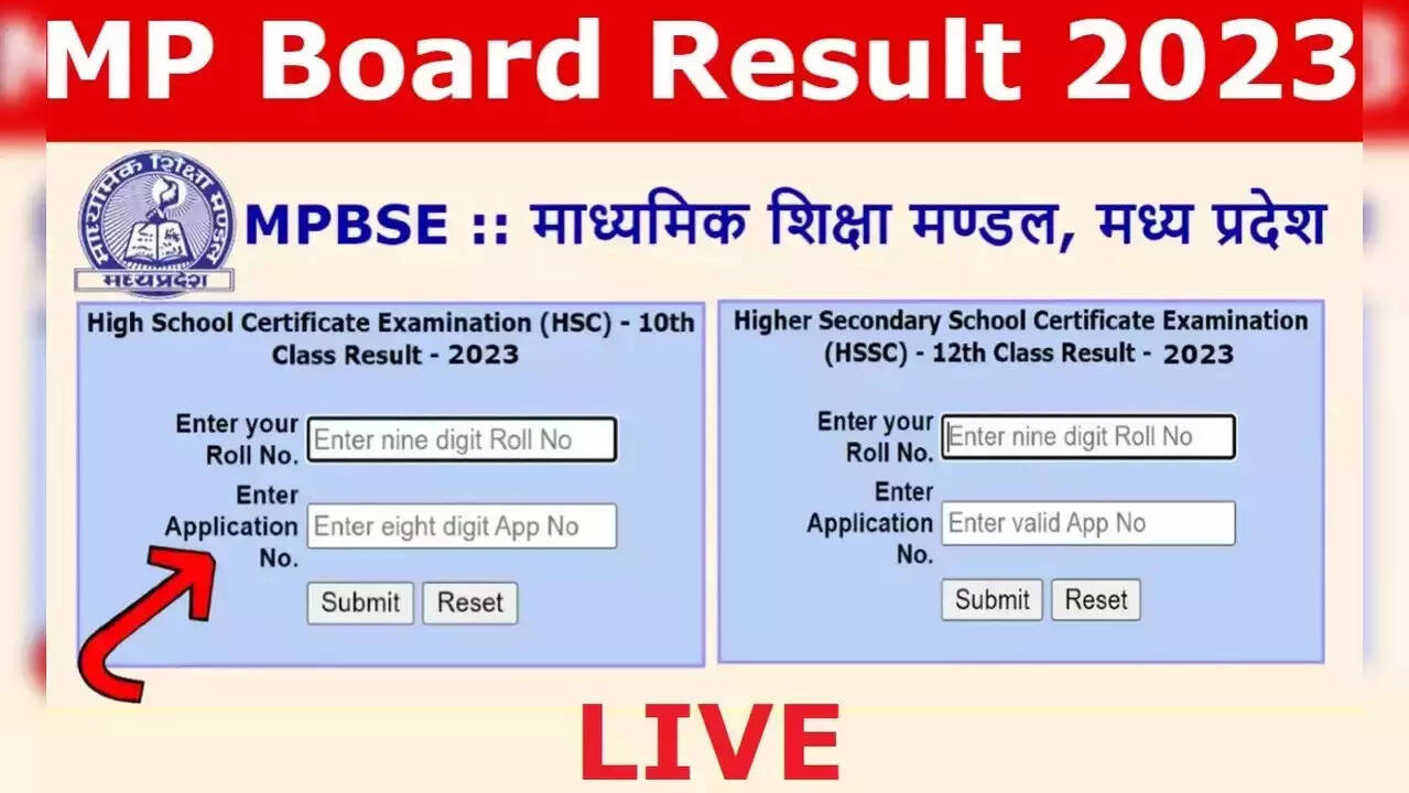 MPBSE MP Board 10th 12th Result 2023 LIVE Madhya Pradesh Result 2023 