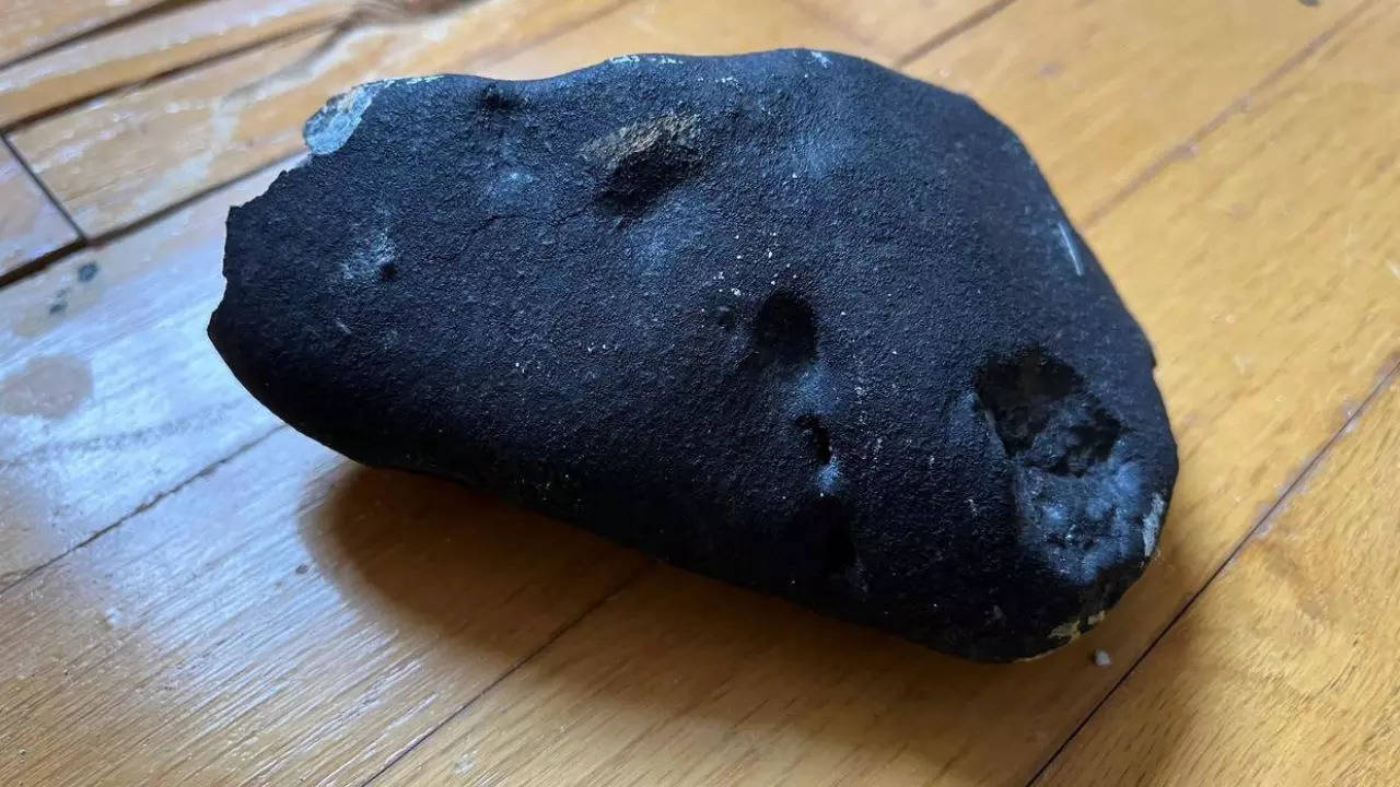 Five-billion-year-old space debris rests in a New Jersey home after a possible meteorite strike  | Hopewell Township police