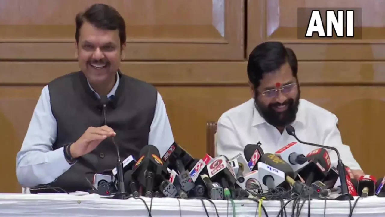 Devendra Fadnavis With CM Eknath Shinde