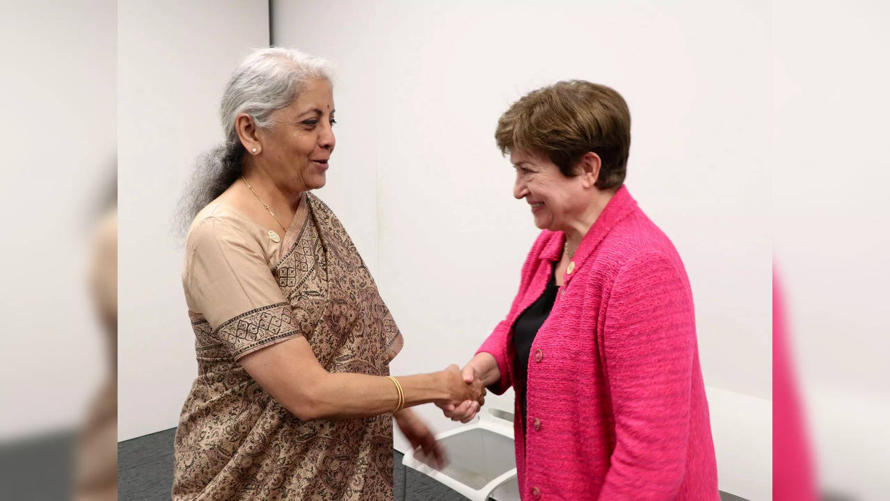 FM Nirmala Sitharaman meets IMF MD Kristalina Georgieva in Japan