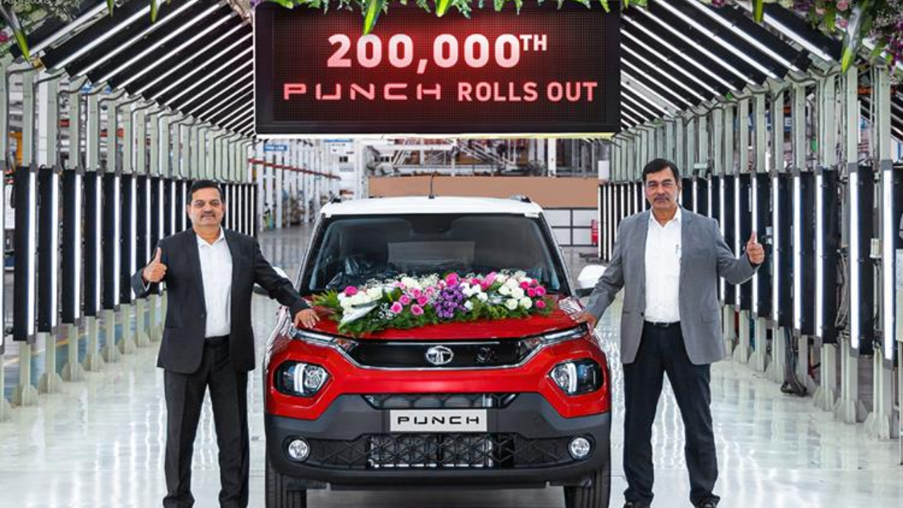 Tata Punch Reach the 200,000th Milestone in 20 Month since Launch