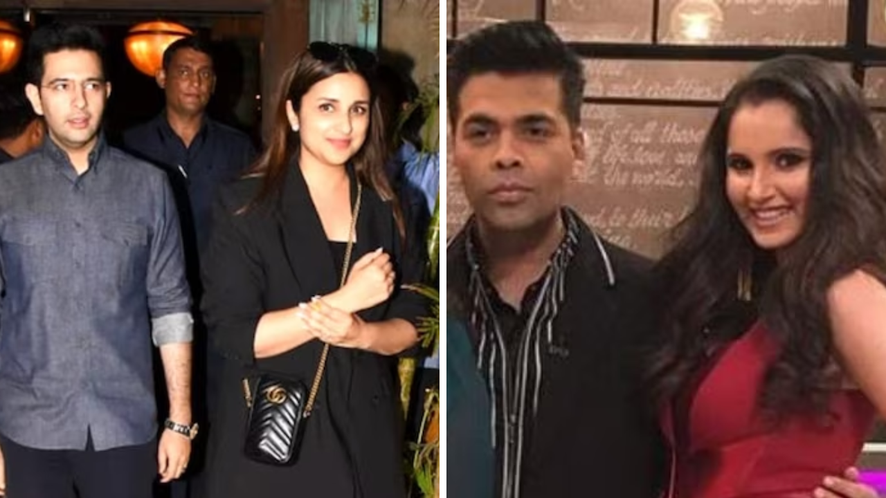 ​Raghav Chadha and Parineeti Chopra's engagement