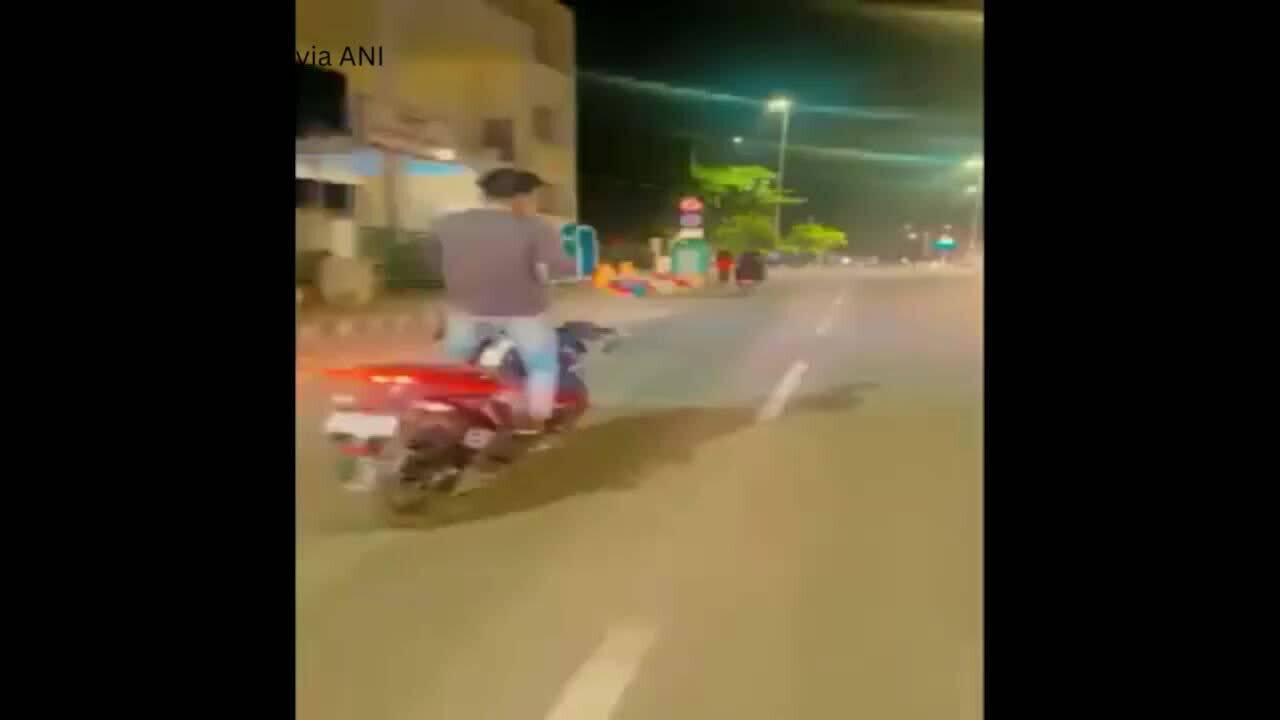 ride bike standing up