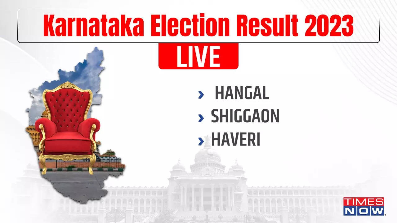 ​Hangal, Shiggaon, Haveri Election Result 2023