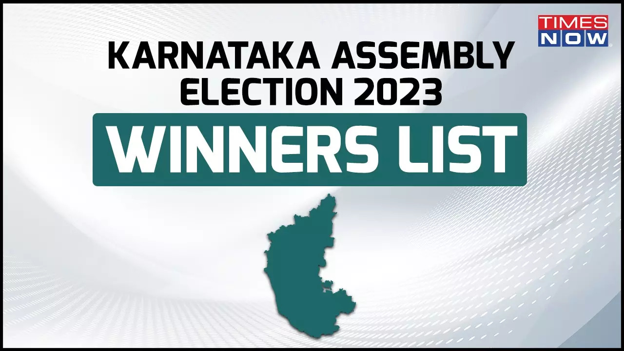 Karnataka Election Result 2023 Final Winners List