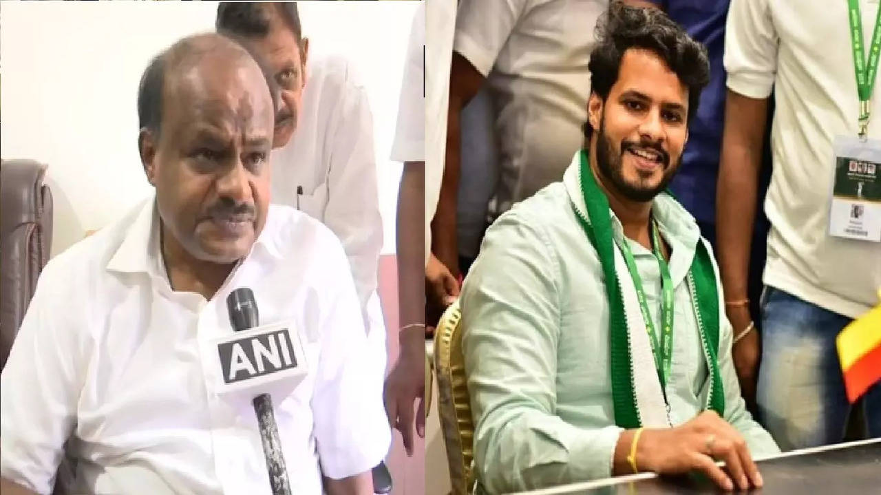 HD kumaraswamy son loses