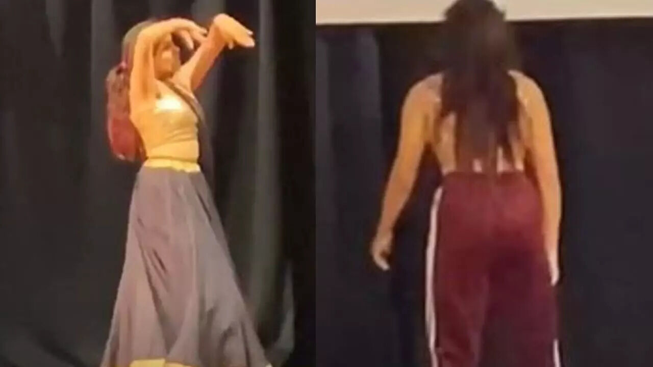 Viral Video | Woman Changes Outfit On Stage Amid Dance Performance ...