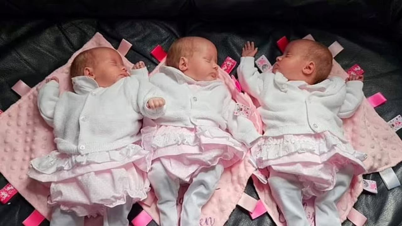 Couple Overwhelmed After Giving Birth To 'One In 200 Million' Identical ...