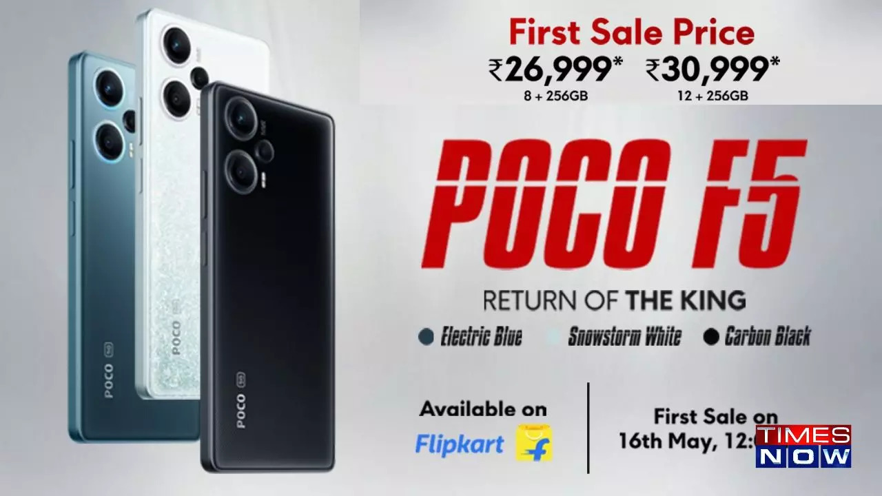 POCO F5 Debuts in India: Available on Sale Now!