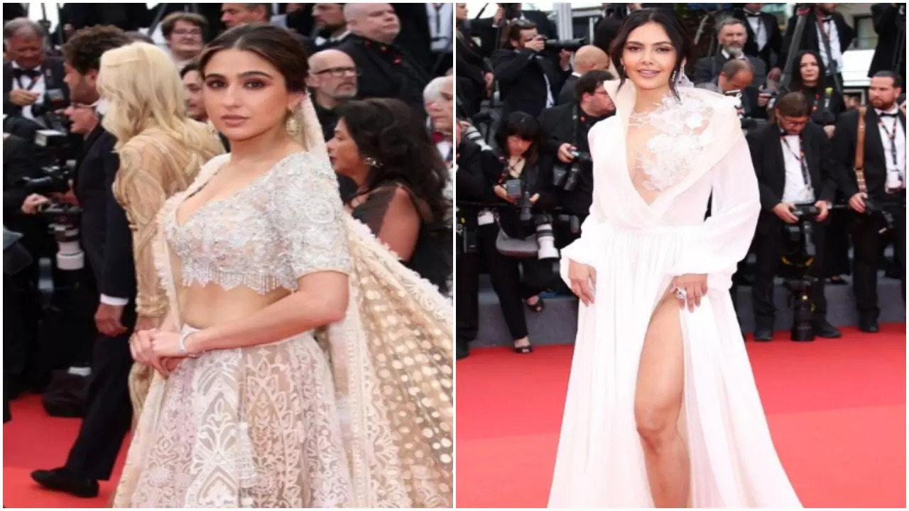 Sara Ali Khan and Esha Gupta at Cannes 2023