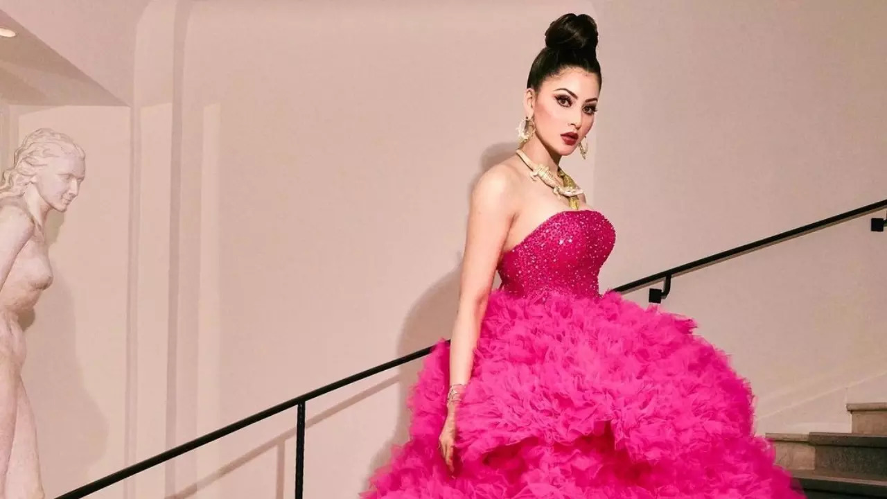 Urvashi Rautela's Cannes 2023 look from Day 1