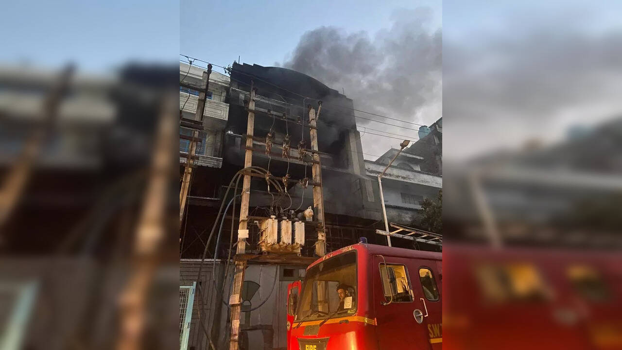 Massive Fire At Delhi Shoe Factory In Narela Industrial Area; No