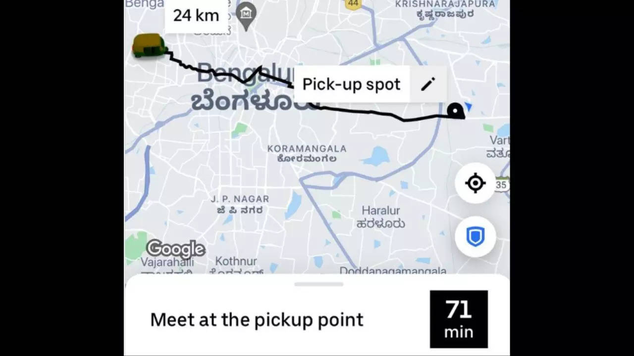 Bengaluru-Man-Uber