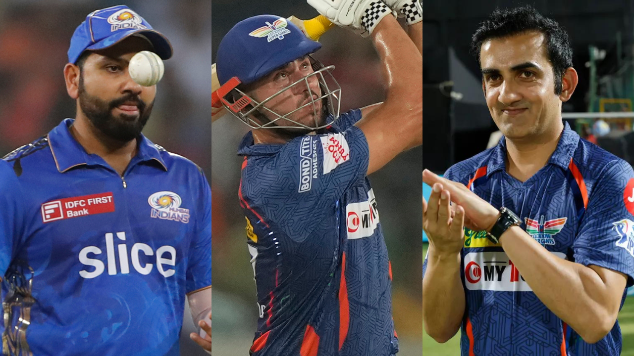 Rohit Sharma, Marcus Stoinis, Gautam Gambhir