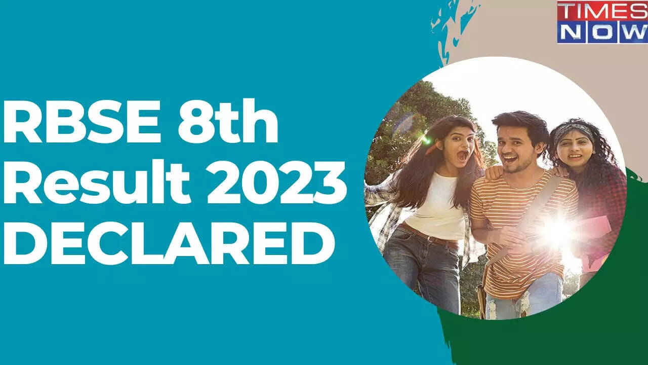RBSE Rajasthan Board Shala Darpan 8th Result 2023 DECLARED on