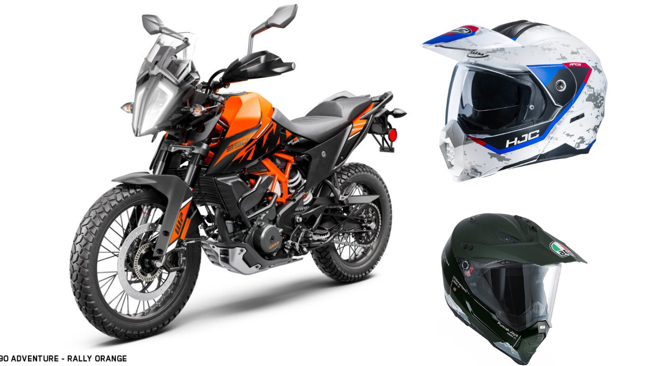 5 Ideal ADV/Motocross Helmets For the new KTM 390 Adventure with Spoke Wheels: AGV, HJC, LS2 and More