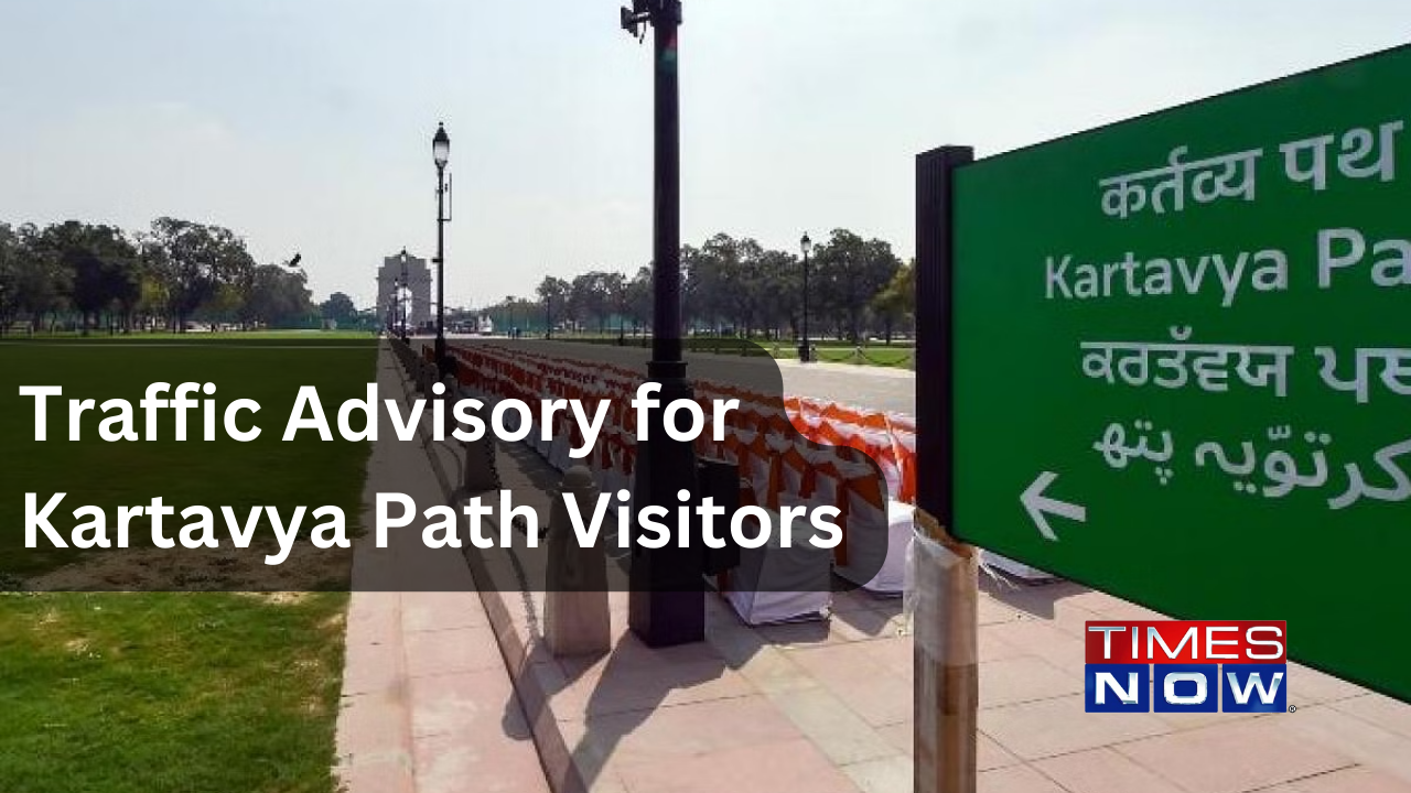 Police issued traffic advisory for Kartavya Path visitors.