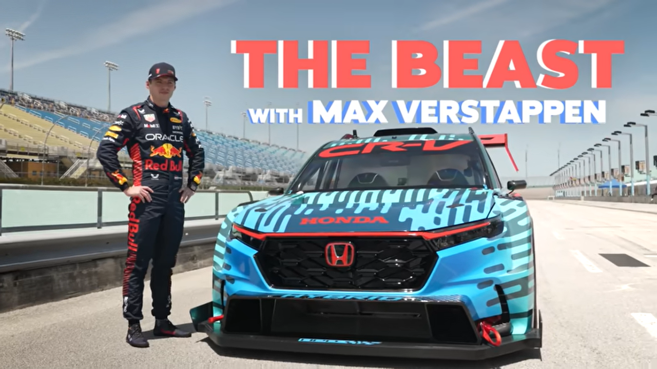 Bonkers! 800hp-Honda ‘The Beast’ CR-V Throws Current F1 Champion Max Verstappen Off His Seat