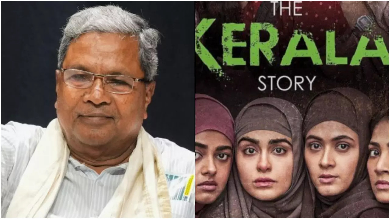 Siddaramaiah and The Kerala Story Poster